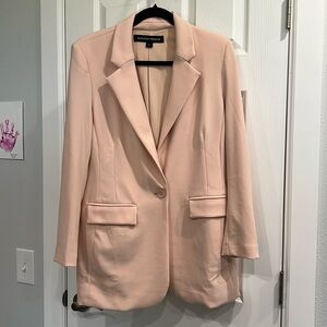 Boston Proper Pink Tailored Blazer